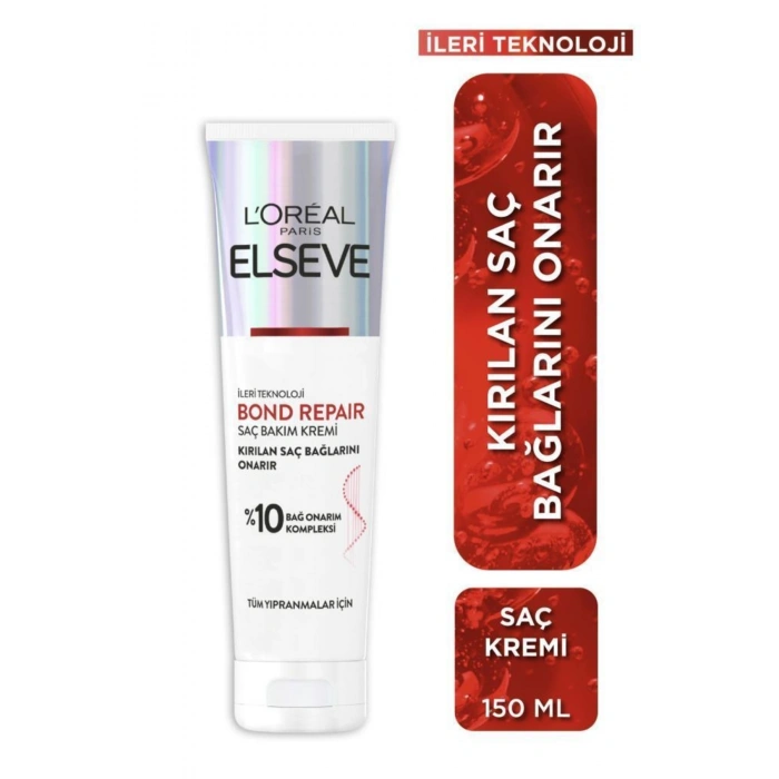 Elseve Bond Repair Bağ Onarıcı Saç Bakım Seti: Onarıcı Bakım Kremi 150 ml + Güçlendirici Şampuan 200 ml