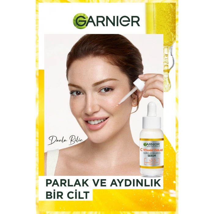 Garnier C Vitamini Parlak 3lü Bakım Seti Kağıt Yüz Maskesi + Süper Aydınlatıcı Serum
