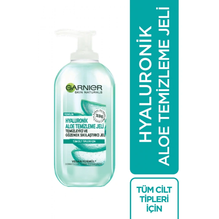 Garnier Günlük Cilt Bakım Seti - Hyaluronik Aloe Jel 50 ml & Hyaluronik Aloe Temizleme Jel 200 ml