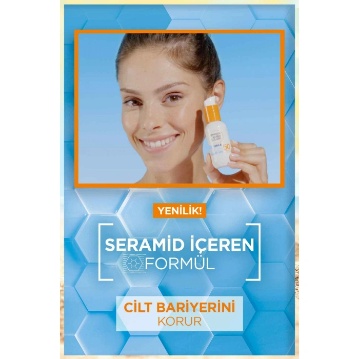 Garnier Invisible Spf 50 Süper UV Günlük Güneş Koruyucu Serum 30 ml