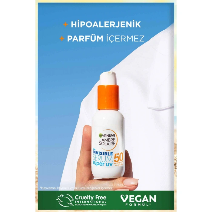 Garnier Invisible Spf 50 Süper UV Günlük Güneş Koruyucu Serum 30 ml