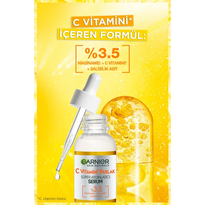 Garnier Nemlendirici Canlandırıcı Peeling Etkili Serum Seti 3