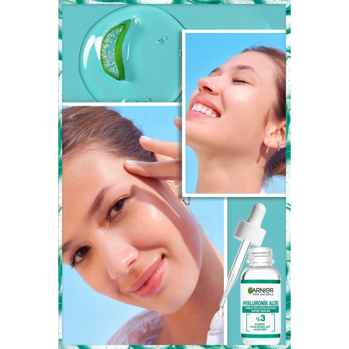 Garnier Nemlendirici Canlandırıcı Peeling Etkili Serum Seti 3