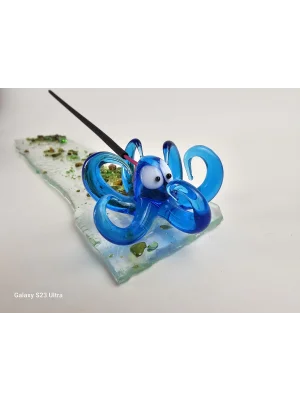 Benim Cam Atölyem Murano Ahtapot Tütsülük