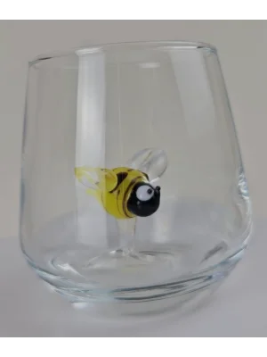 Benim Cam Atölyem Murano Arı Kahve Yanı Bardak