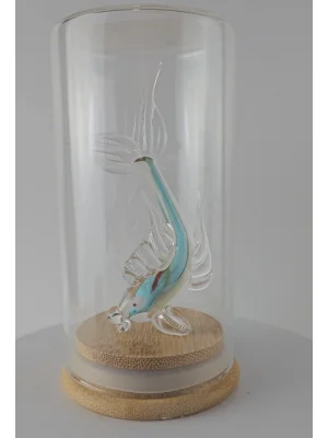 Benim Cam Atölyem Murano Fanus Balık Biblo