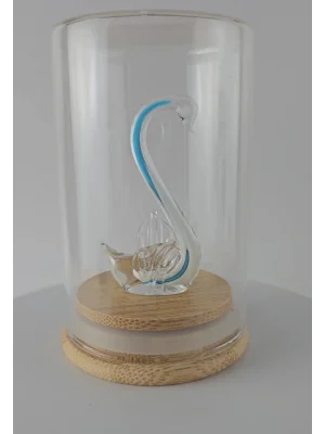 Benim Cam Atölyem Murano Fanus Kuğu Biblo