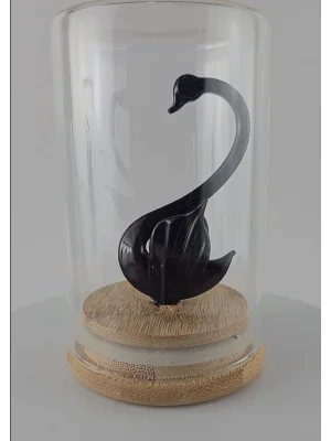 Benim Cam Atölyem Murano Fanus Kuğu Biblo