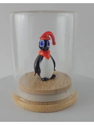 Benim Cam Atölyem Murano Fanus Penguen Biblo