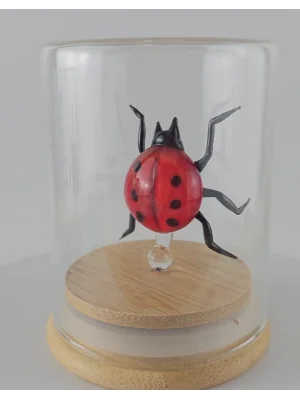 Benim Cam Atölyem Murano Fanus Uğur Böceği Biblo