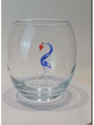 Benim Cam Atölyem Murano Flamingo Bardak No 10