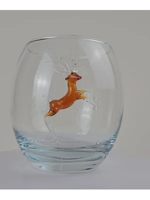 Benim Cam Atölyem Murano Geyik Bardak