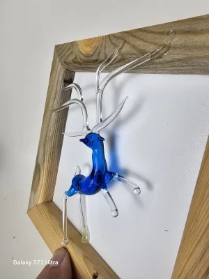 Benim Cam Atölyem Murano Geyik Tablo