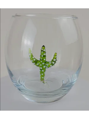 Benim Cam Atölyem Murano Kaktüs Bardak