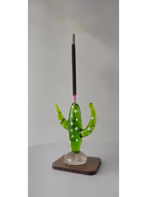 Benim Cam Atölyem Murano Kaktüs Tütsülük