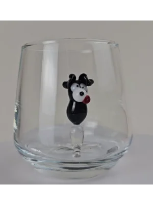 Benim Cam Atölyem Murano Köpek Kahve Yanı Bardak