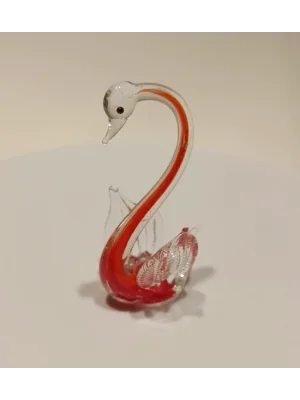 Benim Cam Atölyem Murano Kuğu Biblo No4