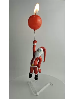Benim Cam Atölyem Murano Noel Baba Kandil