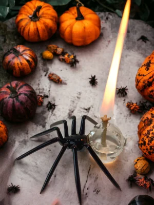 Benim Cam Atölyem Murano Örümcek Kandil No5