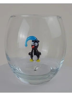 Benim Cam Atölyem Murano Penguen Bardak
