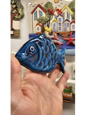 Benim Cam Atölyem Seramik Balık Tablo