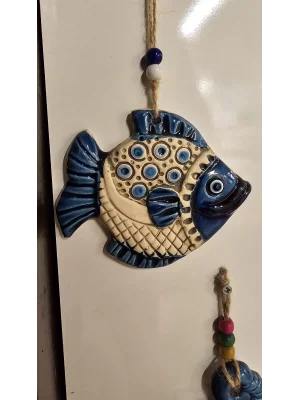 Benim Cam Atölyem Seramik Balık Tablo