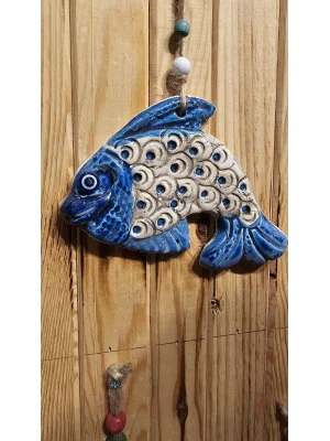 Benim Cam Atölyem Seramik Balık Tablo