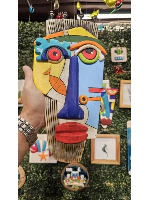 Benim Cam Atölyem Seramik Primitive Mask Tablo