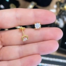 0.5 ct C Tektaş Küpe