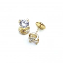 0.5 ct C Tektaş Küpe