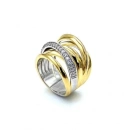 1 Sıra Taşlı 2 Renk Yüzük