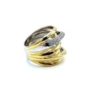 1 Sıra Taşlı 2 Renk Yüzük