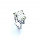 10ct Prenses Tria Mozanit Yüzük