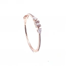 2 Damla 1 Baget Yarı Taşlı Kelepçe