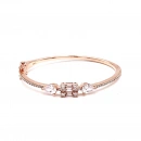 2 Damla 1 Baget Yarı Taşlı Kelepçe