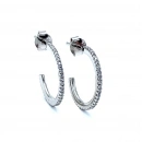 2cm İnce Tamtur Açık Halka Küpe