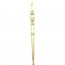 Taşlı Plaka Messi 2 Zincir Bileklik