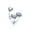 3 Geo Ayrık Yüzük