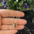 3 Renk Silindir Kolye