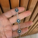 3lü M Camgöz Suyolu Bileklik