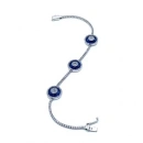 3lü M Camgöz Suyolu Bileklik