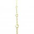 4 Kalp Ataç Zincir Bileklik