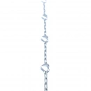 4 Kalp Ataç Zincir Bileklik