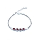 4 Pink Hearts Bileklik