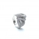 4 Sıra Sarmal Taşlı S Yüzük