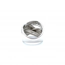 4 Sıra Sarmal Yanları Taşlı Yüzük