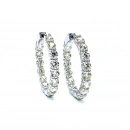 4mm Mozanit Tamtur Halka Küpe