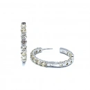 4mm Mozanit Tamtur Halka Küpe