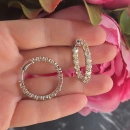 4mm Mozanit Tamtur Halka Küpe
