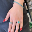 4mm Oval Paraiba Tamtur Yüzük